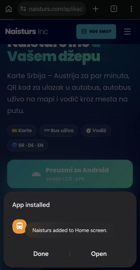 Sačekajte, pa „Otvori”